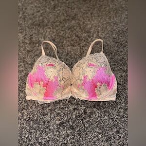 Victoria’s Secret Very Sexy Pink Bedazzled Push Up Bra Size 34D